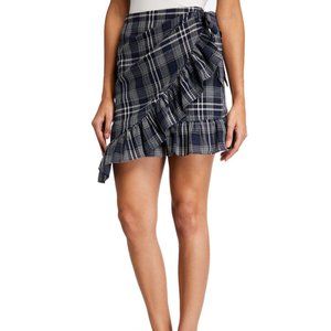 NWT English factory navy ruffle skirt